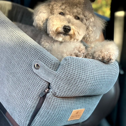 DUGROO Console Box Dog Car Seat XL-Slim [Charcoal]