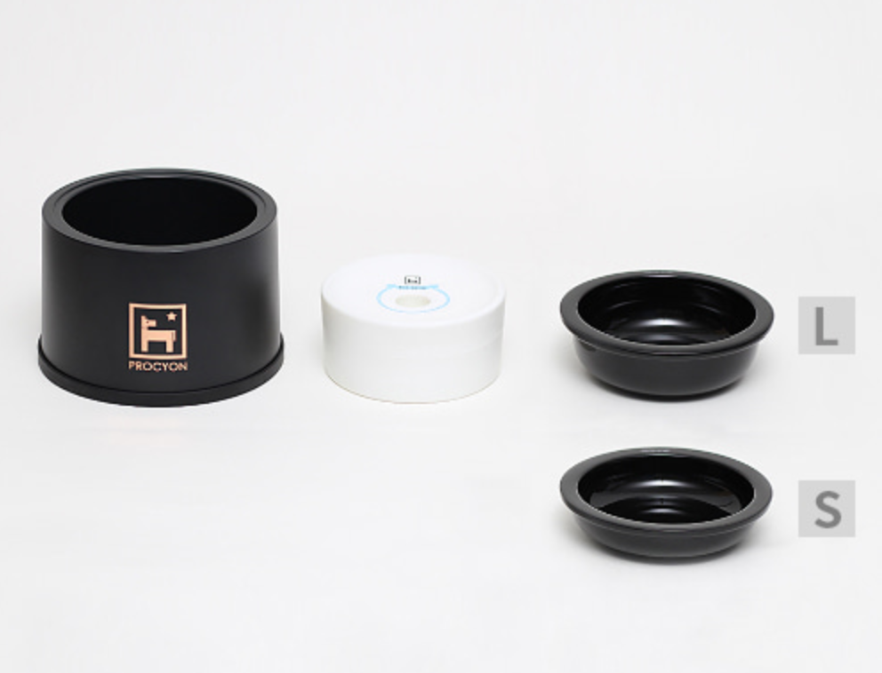 PROCYON Cooler Bowl Ceramic (Starry Black + Large Royal Black Ceramic Bowl + Ice Ring)