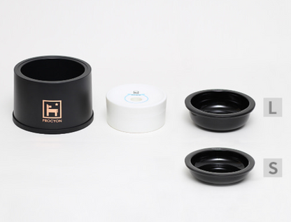 PROCYON Cooler Bowl Ceramic (Starry Black + Large Royal Black Ceramic Bowl + Ice Ring)