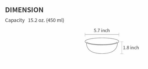 PROCYON Bronze Bowl (Large 450 ml)