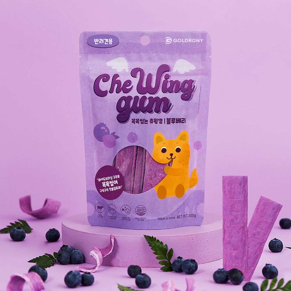 Goldrony - Chew Wing Gum Blueberry