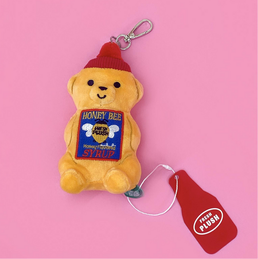 Fresh Plush - Honey Bee Syrup Keyring